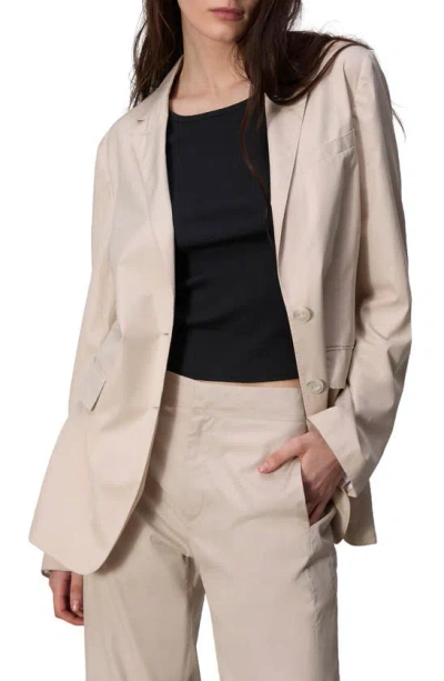 Rag & Bone Odessa Poplin Blazer In Beige