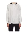 Rag & Bone Off-white Matthew Striped Shirt In White