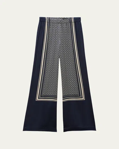 RAG & BONE OLIVE PRINTED PULL-ON PANTS