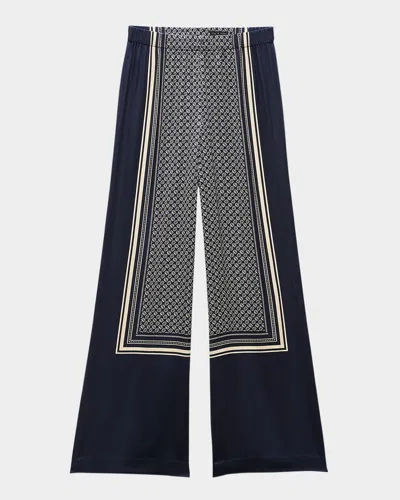 Rag & Bone Olive Printed Pull-on Pants In Deepnvysca