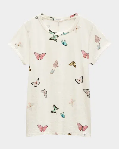 RAG & BONE OZZY ALLOVER BUTTERFLY TEE