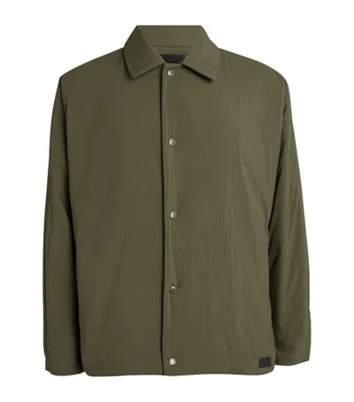 Rag & Bone Padded Shirt Jacket In Green