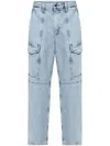 Rag & Bone Panelled Jeans In Blue