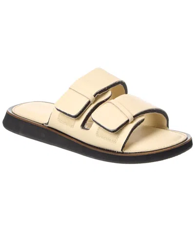 Rag & Bone Parker Leather Slide In Grey