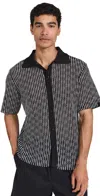 Rag & Bone Payton Striped Cotton-blend Shirt In Black