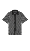 Rag & Bone Payton Striped Cotton-blend Shirt In Black