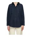 Rag & Bone Perforated Shirt In Black