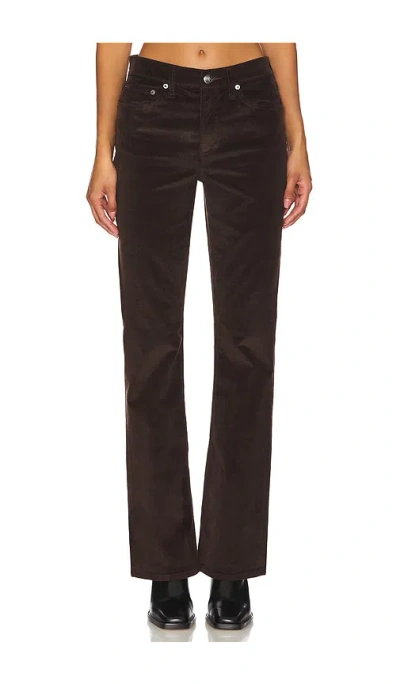 Rag & Bone Peyton Mid-rise Bootcut Leg In 다크 브라운