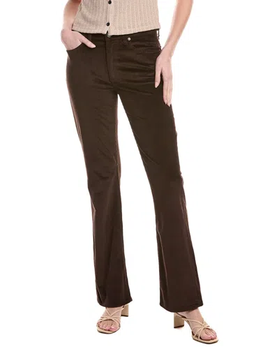 RAG & BONE PEYTON MID-RISE FULL LENGTH DARK BROWN BOOTCUT JEAN