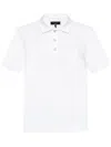 Rag & Bone Short-sleeved Polo Shirt In White