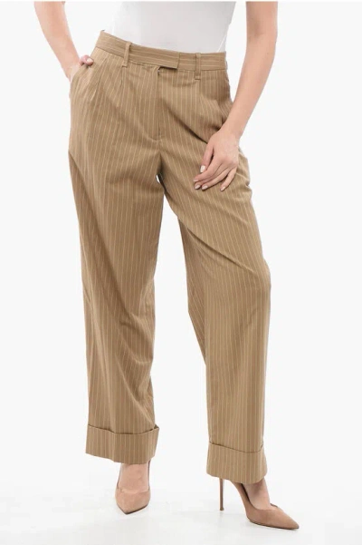 RAG & BONE PINSTRIPED MARIANNE PANTS