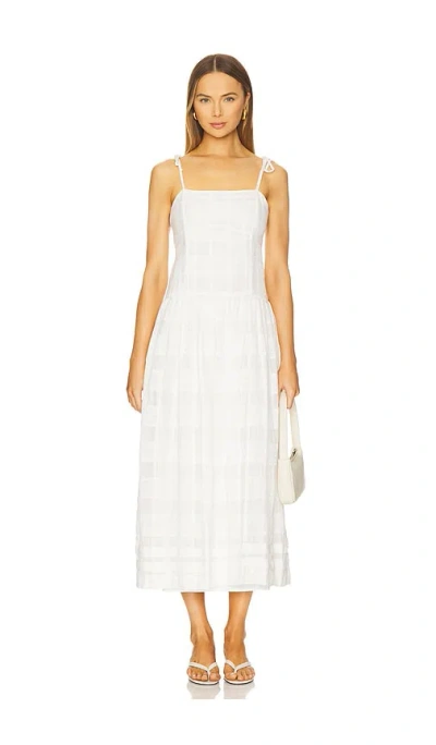 Rag & Bone Presley Plaid Dress In White