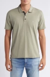 Rag & Bone Principal Jersey Organic Cotton Polo In Vetiver