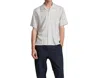 Rag & Bone Printed Resort Avery Shirt In White Geo In Multi