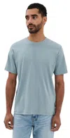 Rag & Bone Pima Interlock Tee In Stone Blue