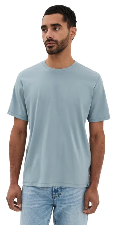 RAG & BONE PURE PIMA TEE STONE BLUE