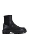 Rag & Bone Quinn Leather Chelsea Ankle Booties In Black