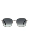 Rag & Bone 52mm Gradient Square Sunglasses In Dark Ruth/grey Shaded