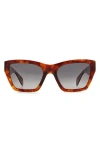 Rag & Bone 54mm Gradient Rectangle Sunglasses In Multi