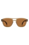 Rag & Bone 54mm Rectangular Sunglasses In Z/dnubrown