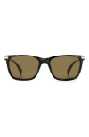 Rag & Bone 56mm Square Sunglasses In Green Havana