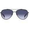 Rag & Bone 58mm Gradient Aviator Sunglasses In Black