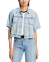 Rag & Bone Ultra Featherweight Abby Short-sleeve Top In Kierra