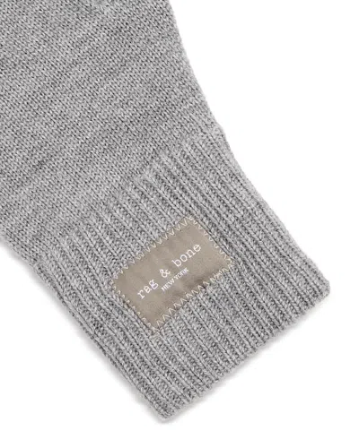 Rag & Bone Addison Wool Gloves In Gray