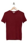 Rag & Bone Pima Cotton The Slub T-shirt In Brick Red