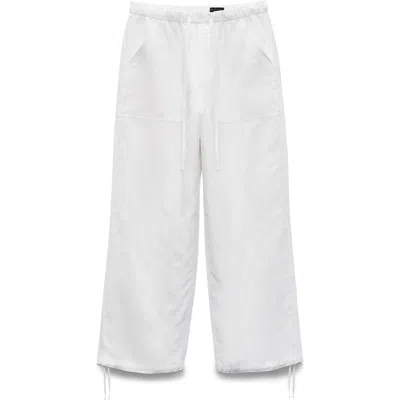 Rag & Bone Adina Drawstring Pants In White
