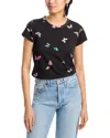Rag & Bone All Over Ozzy Butterfly Tee In Black Multi