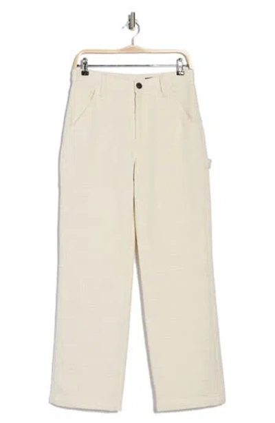 Rag & Bone Amaya Tweed Carpenter Pants In Ivory