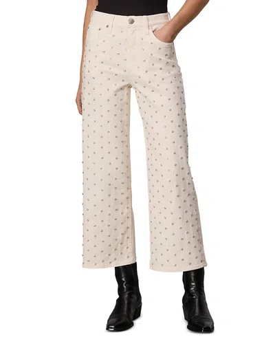 Rag & Bone Andi Embellished High Rise Ankle Jeans In Exru Pearl