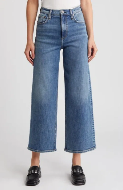 Rag & Bone Andi High Waist Ankle Wide Leg Jeans In Peggy