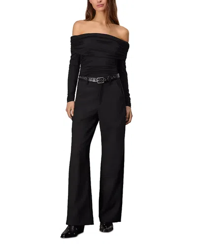 Rag & Bone Andi High Waist Pants In Black