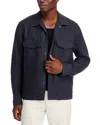 Rag & Bone Angus Linen Shirt Jacket In Black