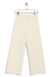 Rag & Bone Annie High Waist Crop Wide Leg Jeans In Ecru