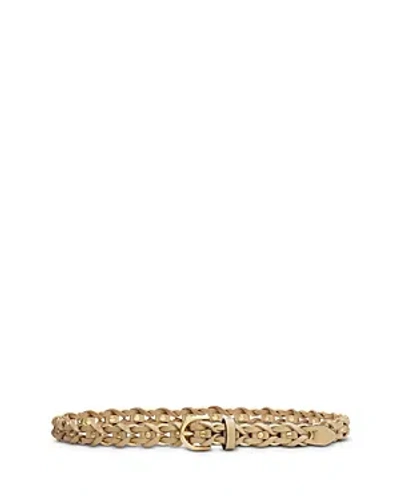 Rag & Bone Aria Leather Chain Belt In Tan