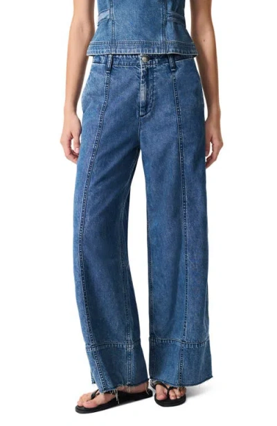 RAG & BONE RAG & BONE ARIANNA HIGH WAIST WIDE LEG JEANS
