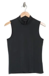 Rag & Bone Arina Turtleneck Tank In Black
