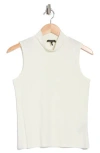 Rag & Bone Arina Turtleneck Tank In Off White