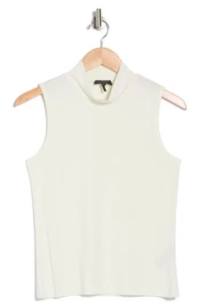Rag & Bone Arina Turtleneck Tank In Off White