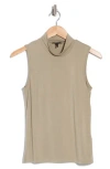 Rag & Bone Arina Turtleneck Tank In Sage