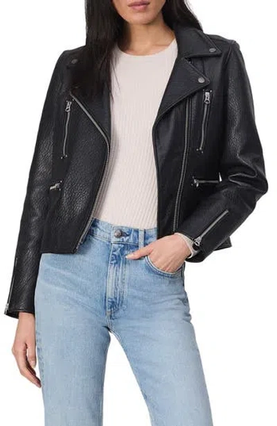 Rag & Bone Arrow Leather Jacket In Black