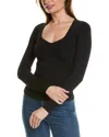 Rag & Bone U-neck Long-sleeved Top