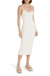 Rag & Bone Asher Ribbed-knit Racerback Maxi Dress In Ivory