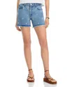 Rag & Bone Aspen Embellished Denim Shorts Blue Embellished