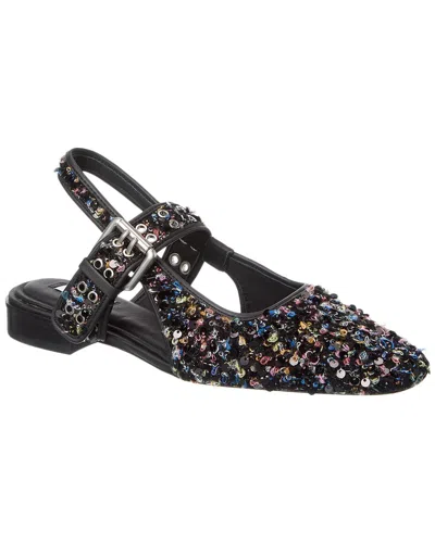 RAG & BONE RAG & BONE ASTRA BOUCLE & LEATHER SLINGBACK FLAT