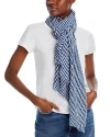 Rag & Bone Astra Lurex Scarf In Blue