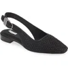 Rag & Bone Astra Slingback Flat In Black Denim